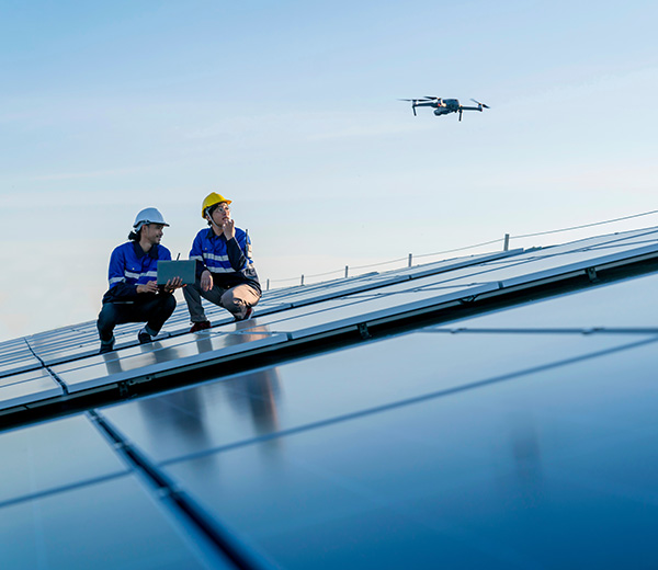 Nettoyage de panneaux solaires près de Saint-Omer